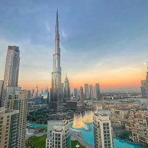 Prestige Living 2br With Full Burj Khalifa And Fountain View By Appartement Dubaï